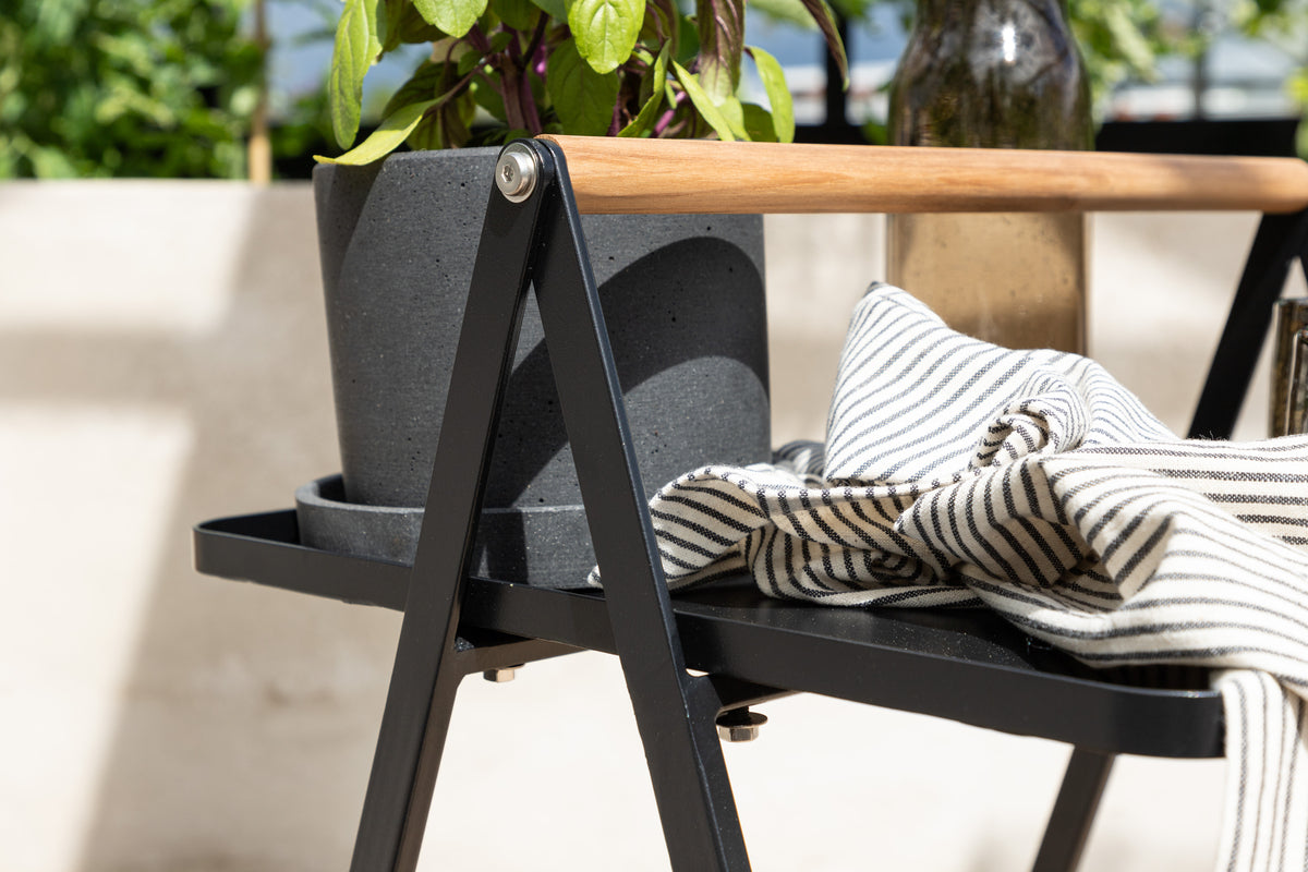 Clarin sidobord, svart