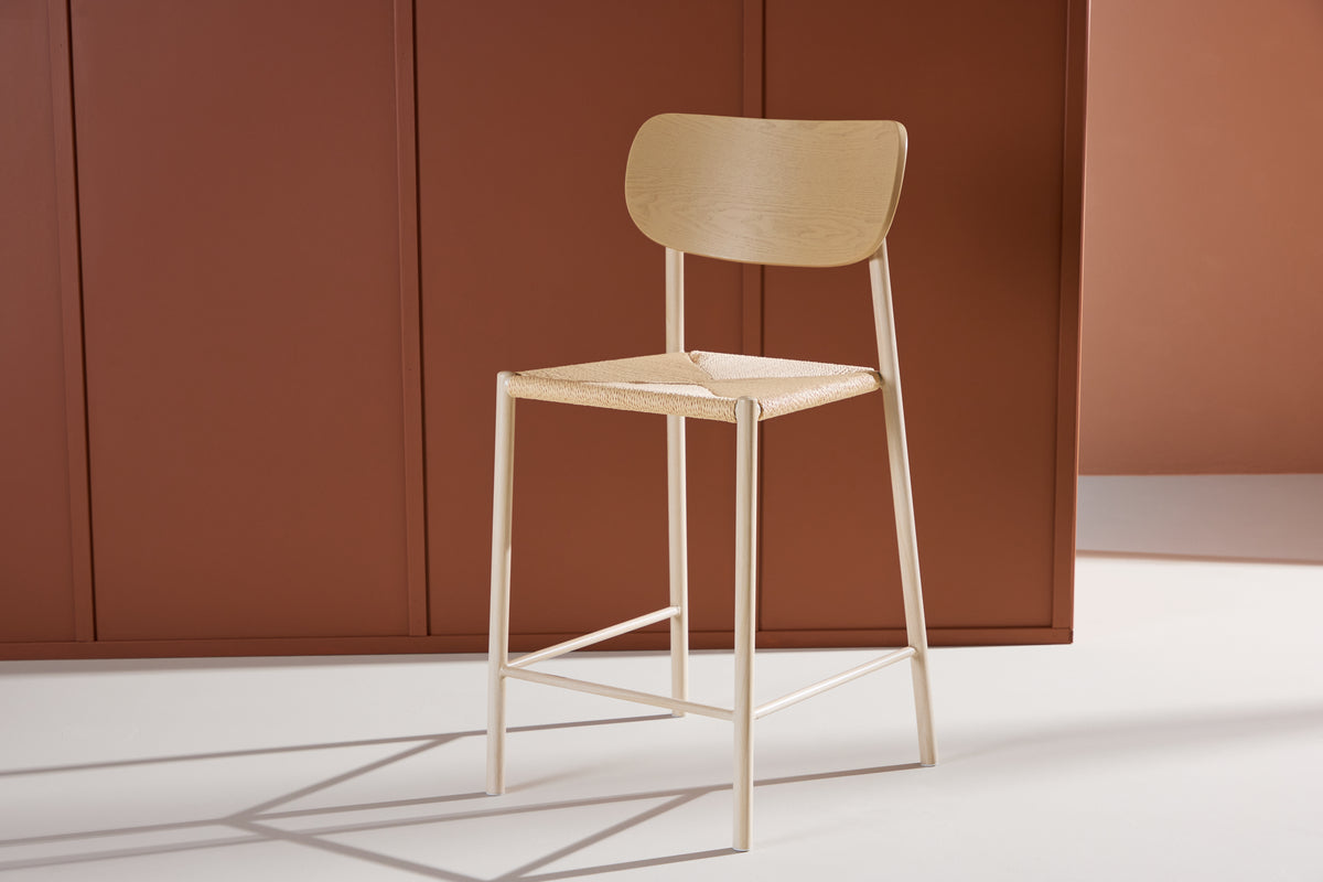 Polly barstol, beige