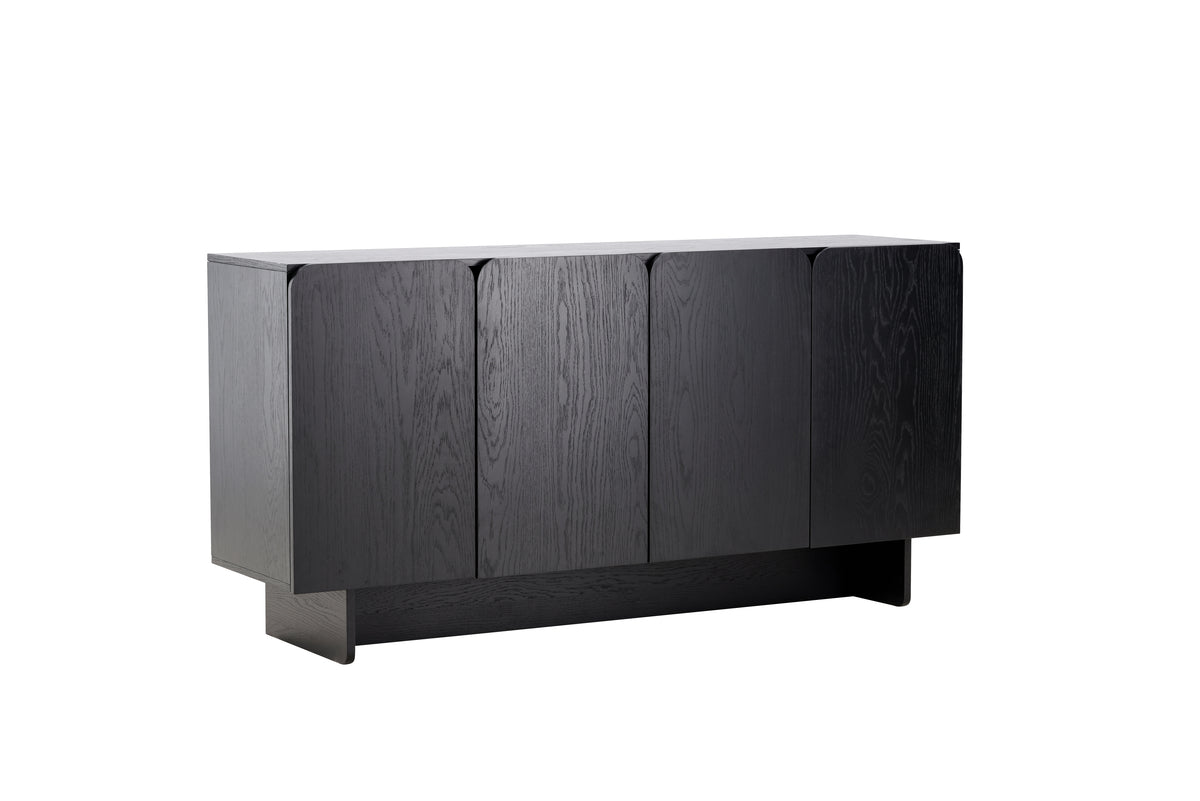 Tyresö skåp, svart 160x80x42