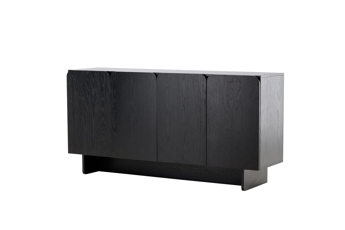 Tyresö skåp, svart 160x80x42