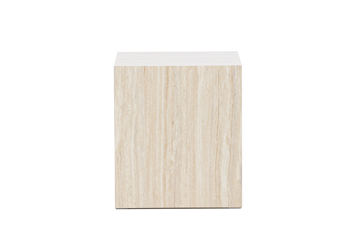 York soffbord 40 x 40 cm, beige