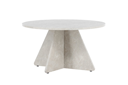 Bootcut soffbord, beige