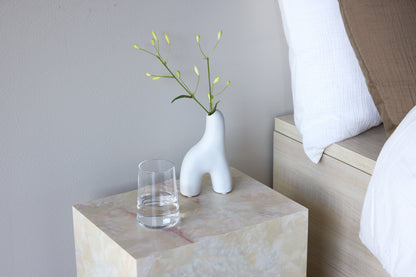 York sidobord, beige