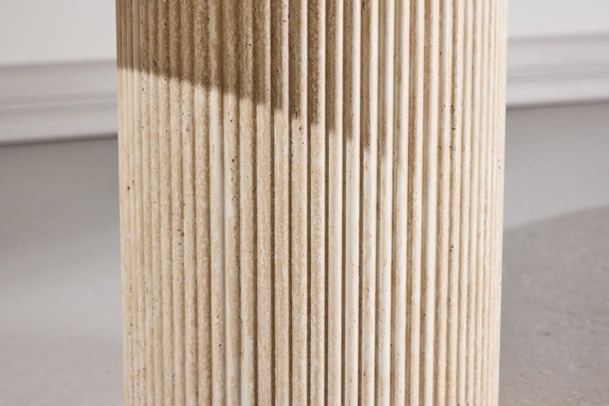 Krille Sidobord ⌀60 Beige