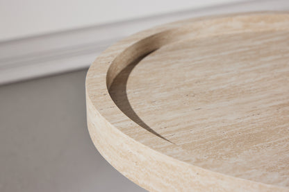 Krille Sidobord ⌀60 Beige