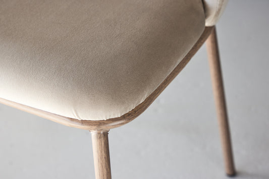 Edina matstol, beige x2