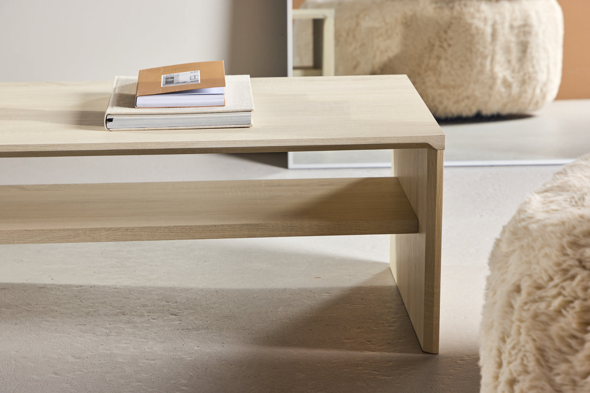 Telemarket soffbord, vitputsad