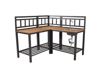 Mexico utekök, sektion (teak)