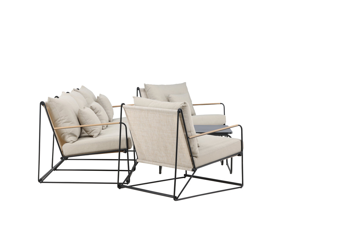 Palazzo soffgrupp, svart/beige
