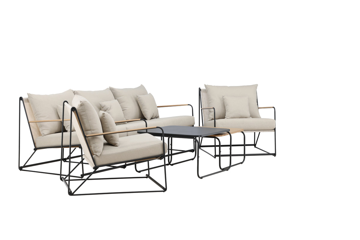 Palazzo soffgrupp, svart/beige