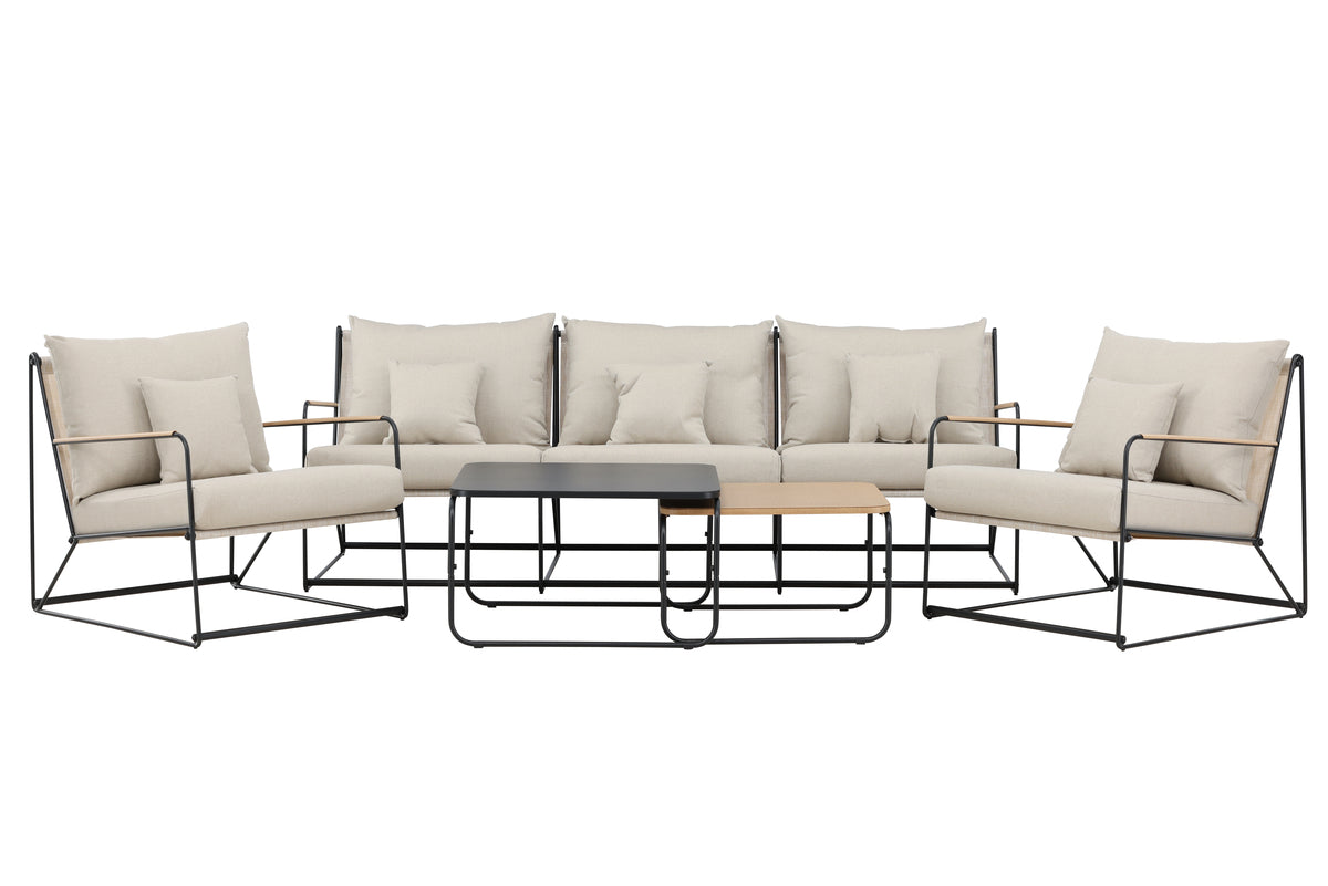 Palazzo soffgrupp, svart/beige
