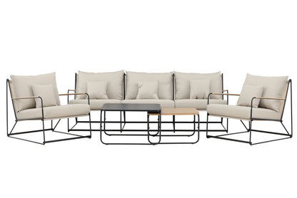Palazzo soffgrupp, svart/beige