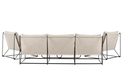 Palazzo soffgrupp, svart/beige