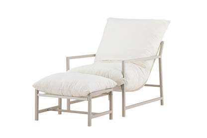 Corso loungefåtölj & fotpall