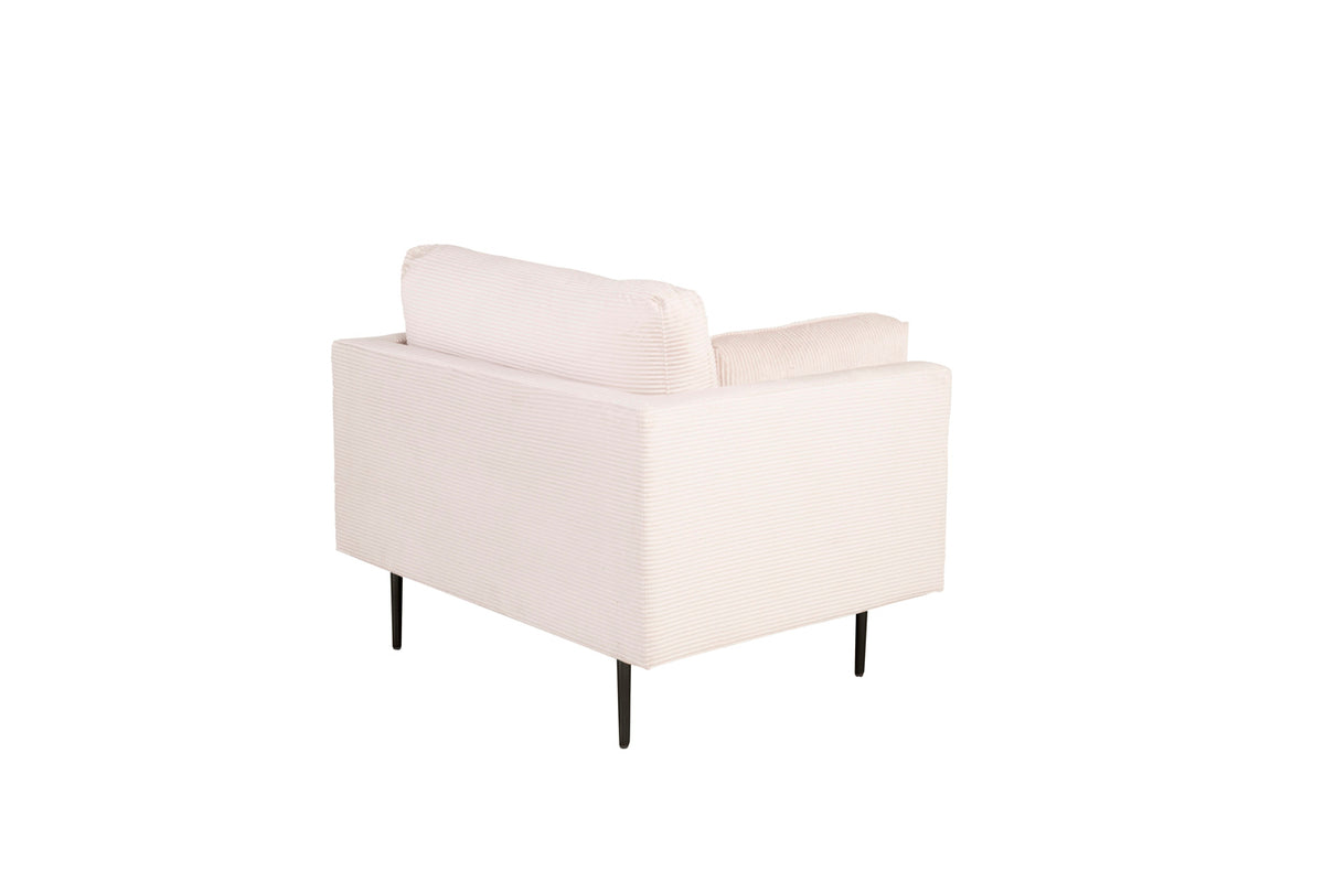 Boom fåtölj, grå (manchester)