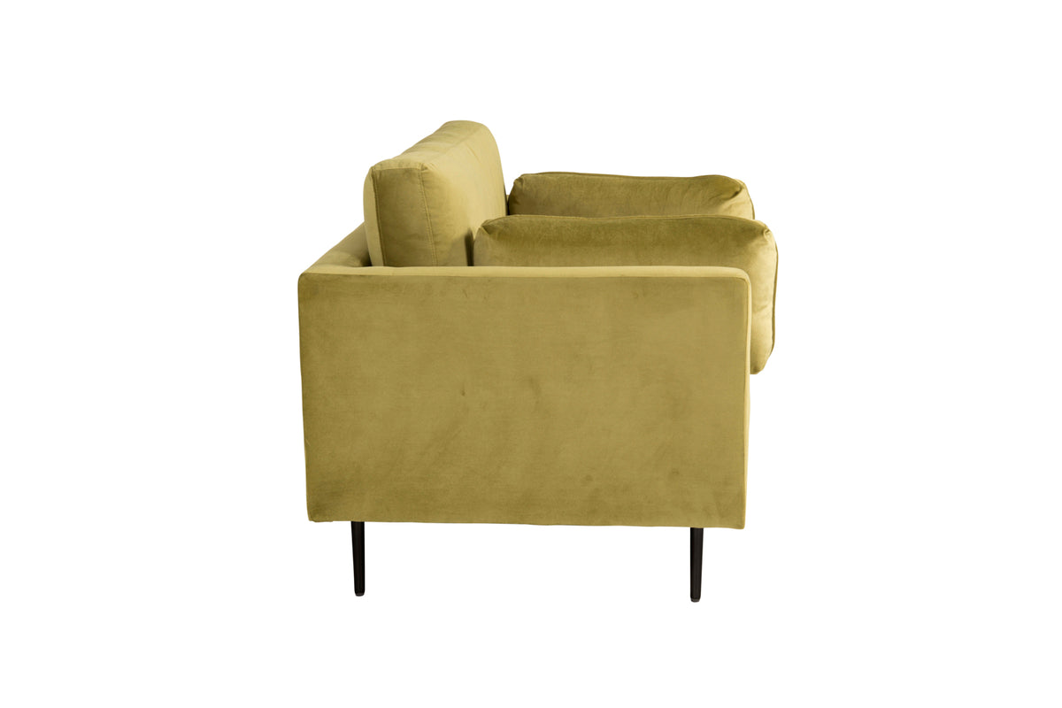 Boom fåtölj, grön/svarta ben