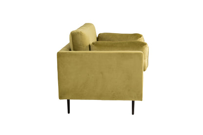 Boom fåtölj, grön/svarta ben