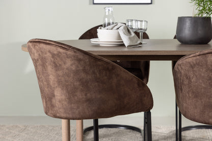 Andy & Evening matgrupp, brun