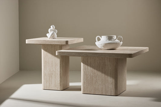 Qvart soffbord, set om 2