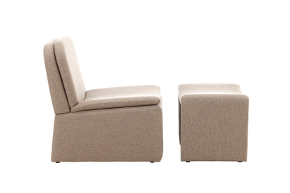 Bonn fåtölj & fotpall