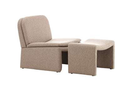 Bonn fåtölj & fotpall