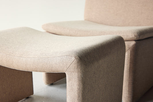 Bonn fåtölj & fotpall