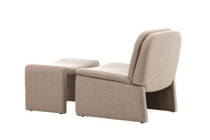 Bonn fåtölj & fotpall