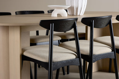 Ven & Tyresö matgrupp, svart/natur